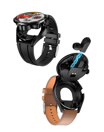PowerBand GT5 - 2 in 1 Smartwatch + Earbuds