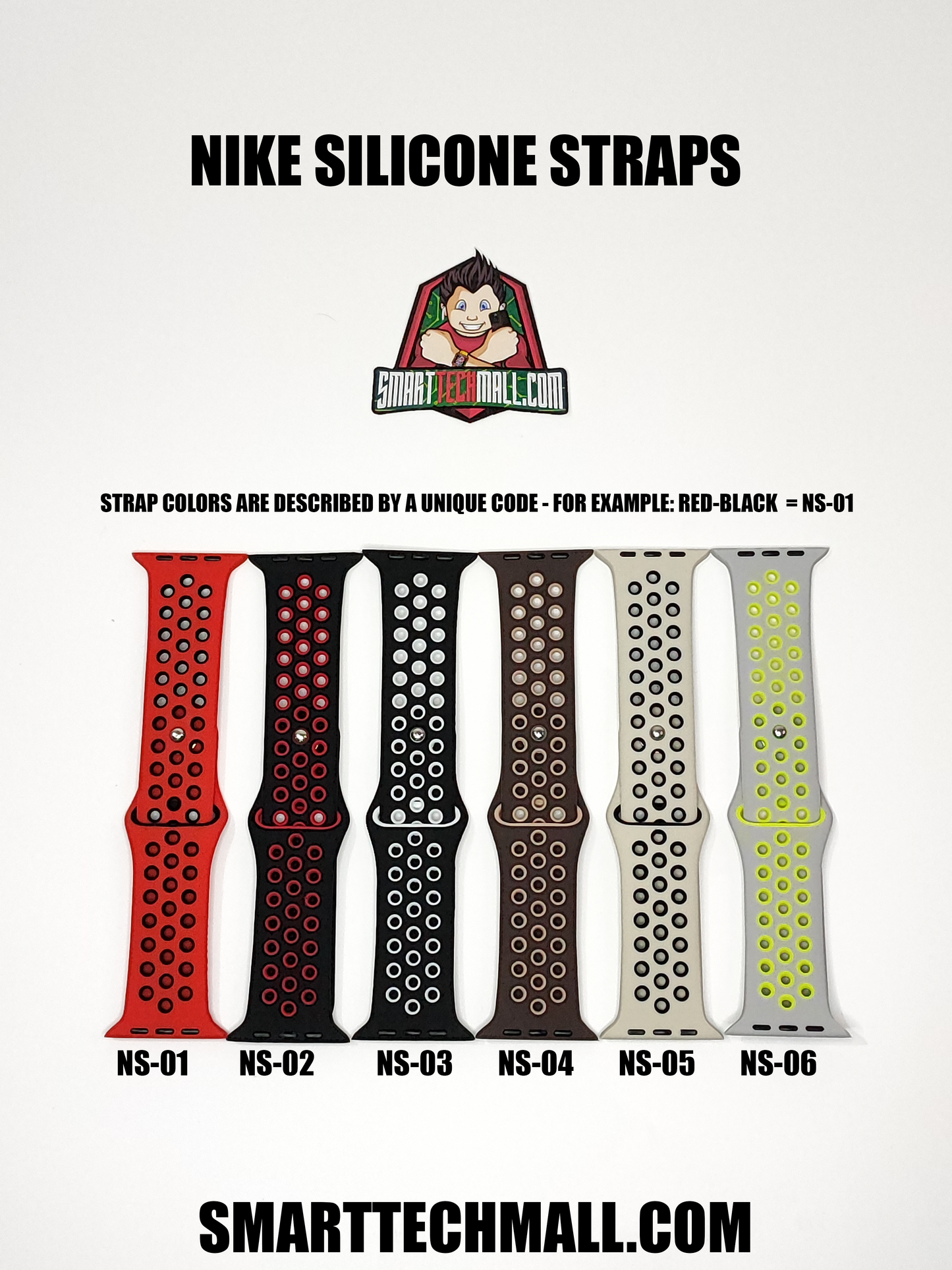 Nike Sports Silicone Straps for Smartwatches