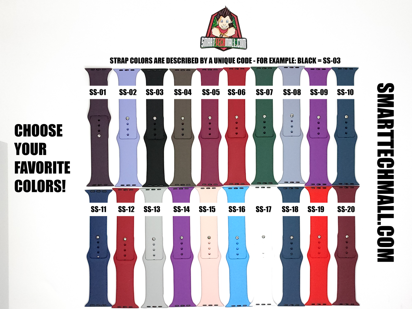 Silicone Straps for Smartwatches