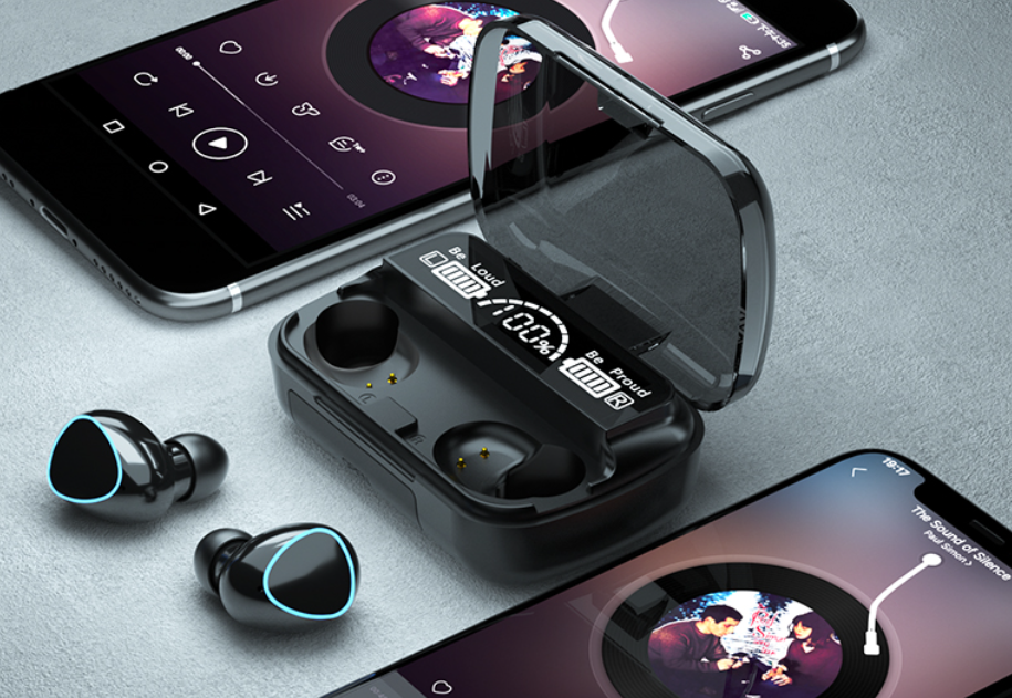 TWS M10 EarBuds - Heavy Bass - Stereo - Gaming Mode